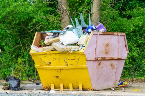 Professionals assisting with home clearance in North West London